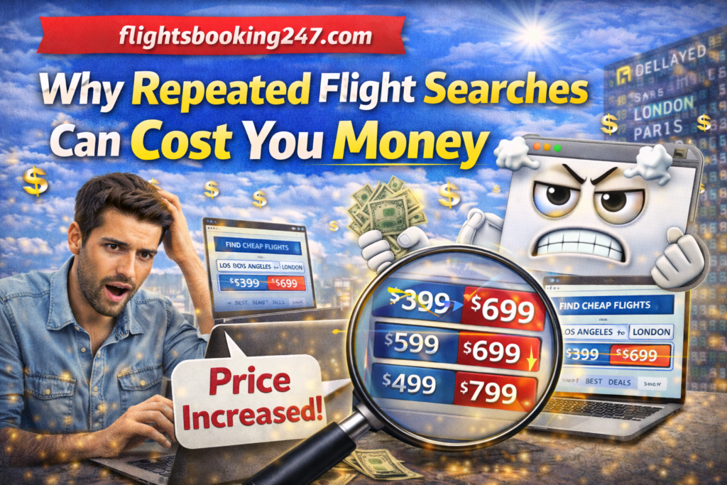 Why Repeated Flight Searches Can Cost You Money
