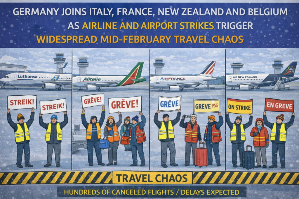 Germany Joins Italy, France, New Zealand, and Belgium in Major Mid-February Travel Crisis