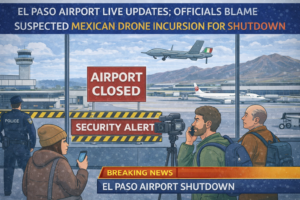 El Paso Airport Live Updates: Officials Blame Suspected Mexican Drone Incursion for Shutdown
