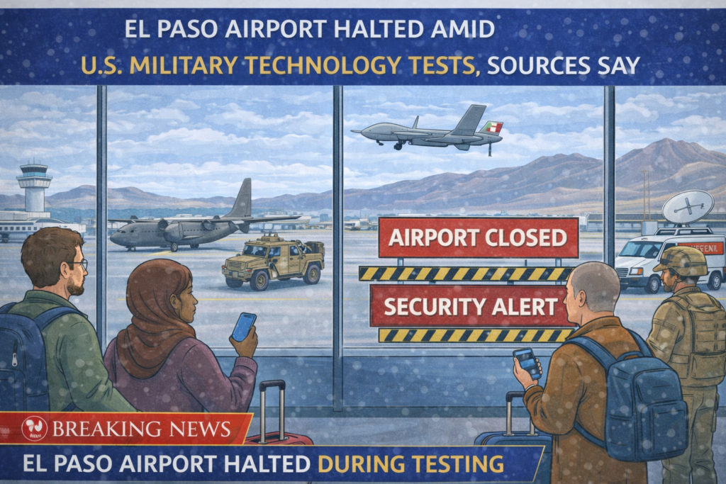 El Paso Airport Halted Amid U.S. Military Technology Tests, Sources Say