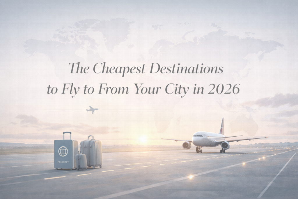 The Cheapest Destinations to Fly to From Your City in 2026