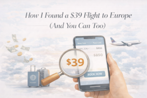 How I Found a $39 Flight to Europe (And You Can Too)