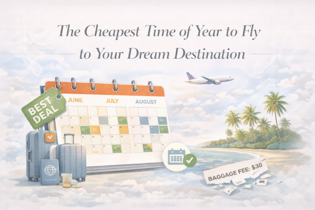 The Cheapest Time of Year to Fly to Your Dream Destination