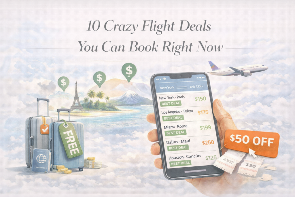 10 Crazy Flight Deals You Can Book Right Now