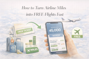 How to Turn Airline Miles into FREE Flights Fast