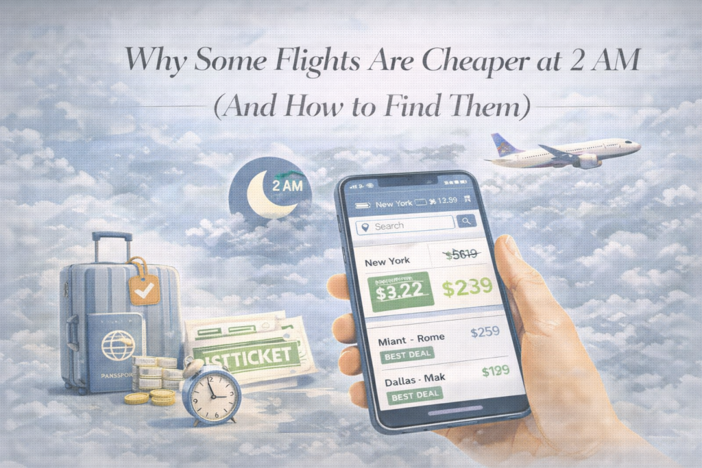 Why Some Flights Are Cheaper at 2 AM (And How to Find Them)