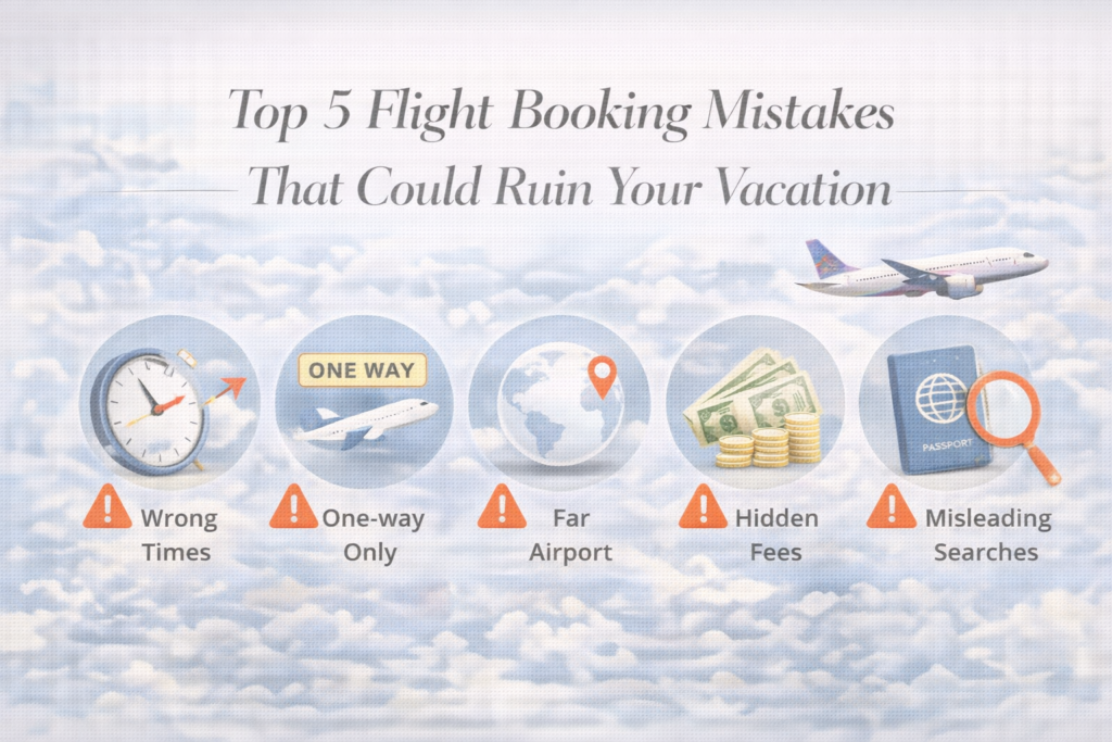 Top 5 Flight Booking Mistakes That Could Ruin Your Vacation
