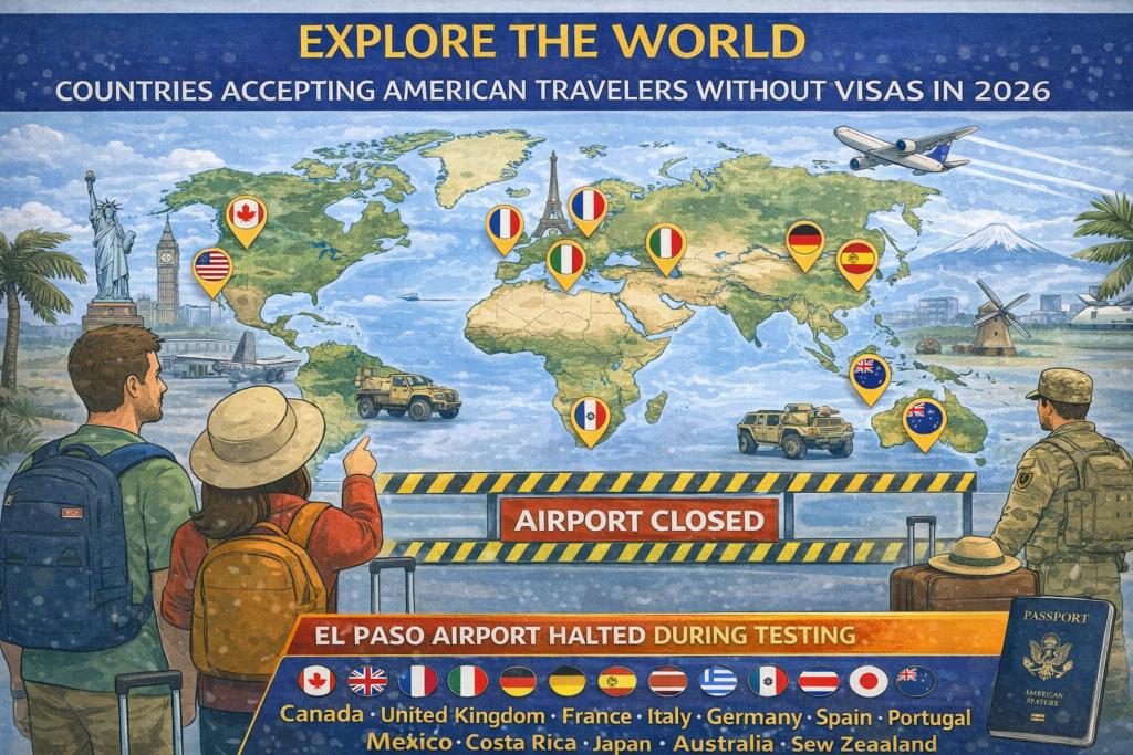 Explore the World: Countries Accepting American Travelers Without Visas in 2026