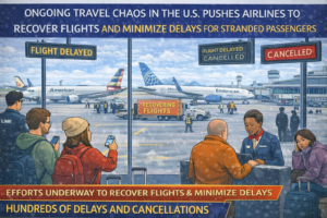 Travel Disruptions Continue Across the U.S. as Airlines Restore Operations