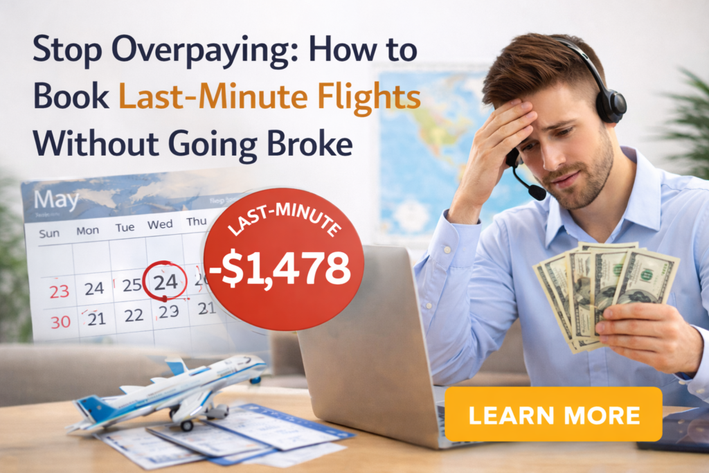 How to Book Last-Minute Flights Without Going Broke