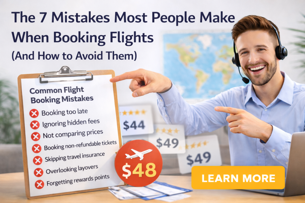 The 7 Mistakes Most People Make When Booking Flights