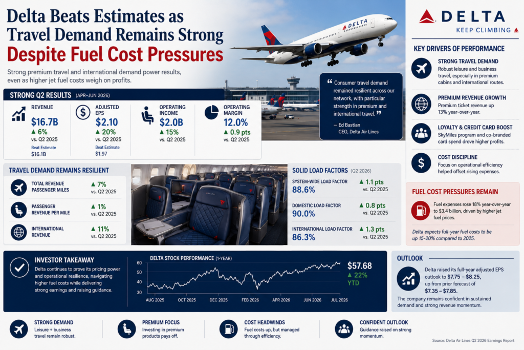 Delta Beats Estimates as Travel Demand Remains Strong