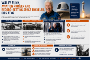 Wally Funk, Aviation Pioneer Dies at 87
