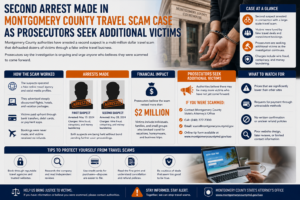 Second Arrest Made in Montgomery County Travel Scam Case