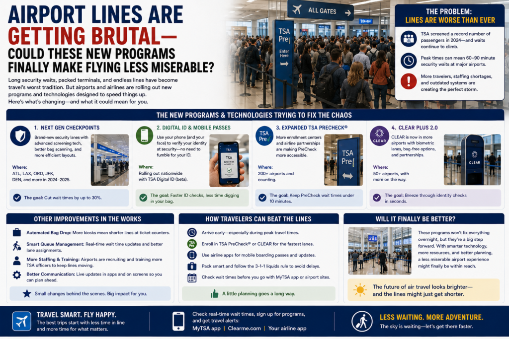 Airport Lines Are Getting Brutal