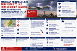 American Airlines Flight Turns Back to LAX After Alarming Warning About Hazardous Weather — Passengers Rebooked