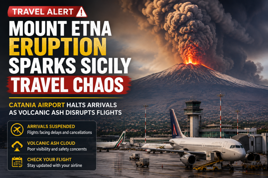 Mount Etna Eruption Sparks Sicily Travel Chaos
