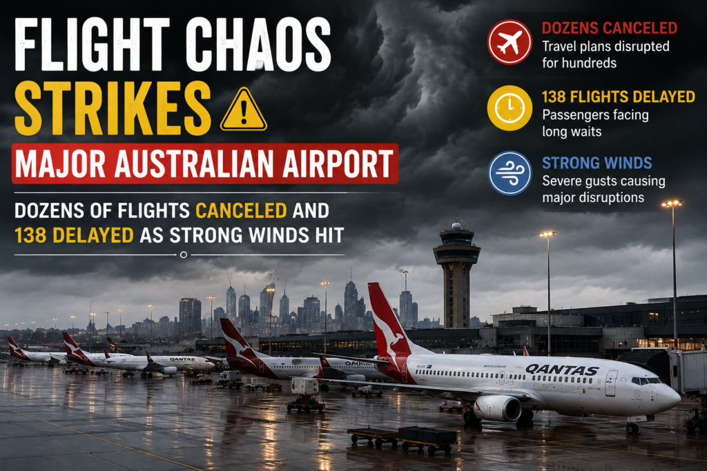 Flight Chaos Strikes Major Australian Airport