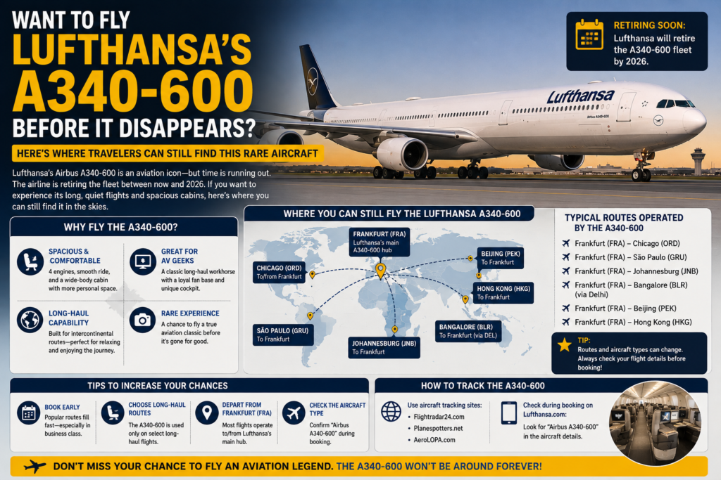Want to Fly Lufthansa’s A340-600 Before It Disappears Here’s Where Travelers Can Still Find This Rare Aircraft